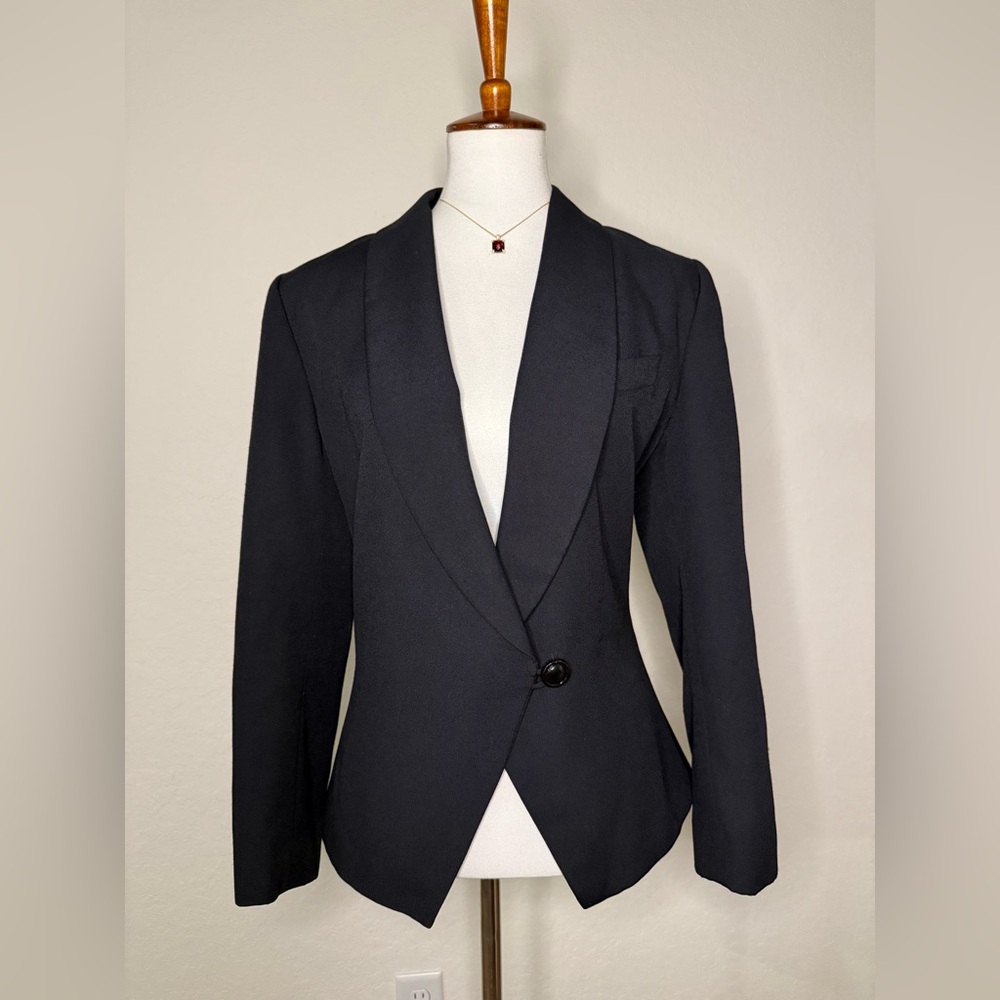 Vintage Le Suit Paris, New York, Elegant Black Blazer